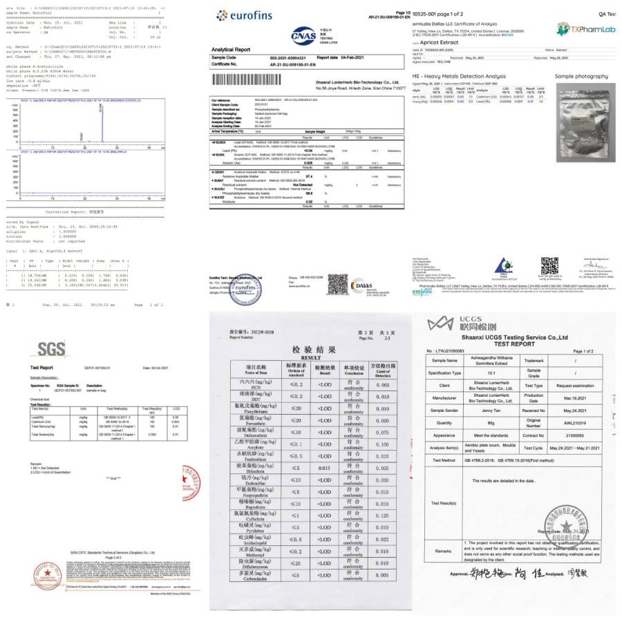 LonierHerb Huperzine A Test Report LonierHerb Huperzine A Test Report